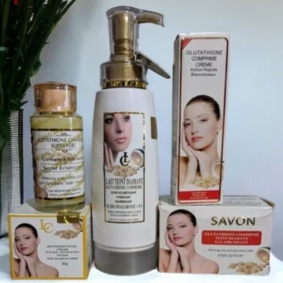 Crème éclaircissante Teint Diamant - Glutathione - 500 Ml - Neuf - Expire 2023